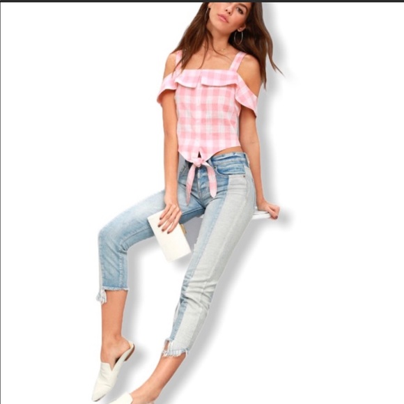 Lulu's cold shoulder crop top - Picture 3 of 6